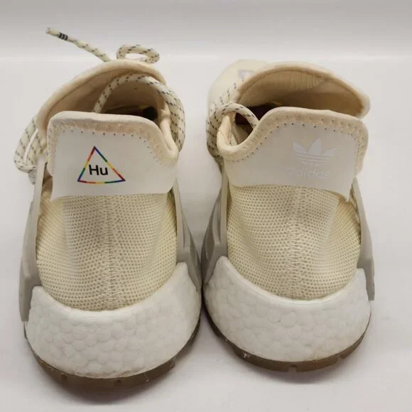 Adidas x Pharrell NMD Hu Trail Now Is Her Time Cream White Size 9.5